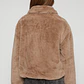 Chaqueta Piel Mujer Beige Familyshop - Miniatura 2
