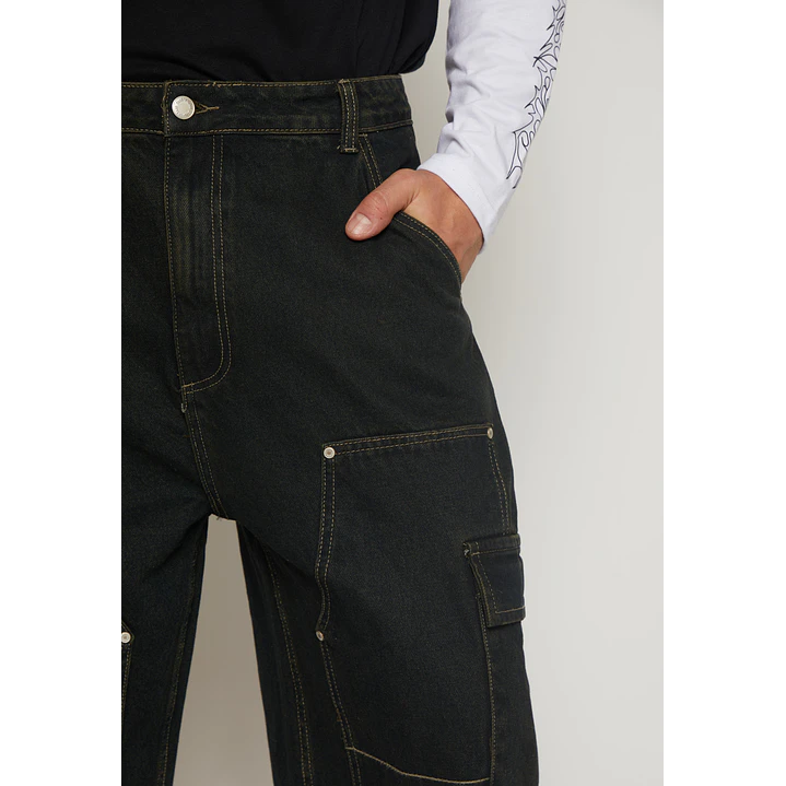 Jeans Carpintero Cargo Hombre Azul Familyshop 3