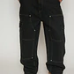 Jeans Carpintero Cargo Hombre Azul Familyshop - Miniatura 1