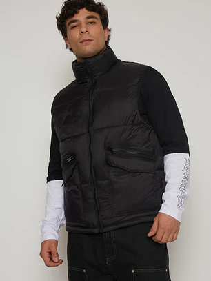 Parka Cargo Hombre Negro Familyshop