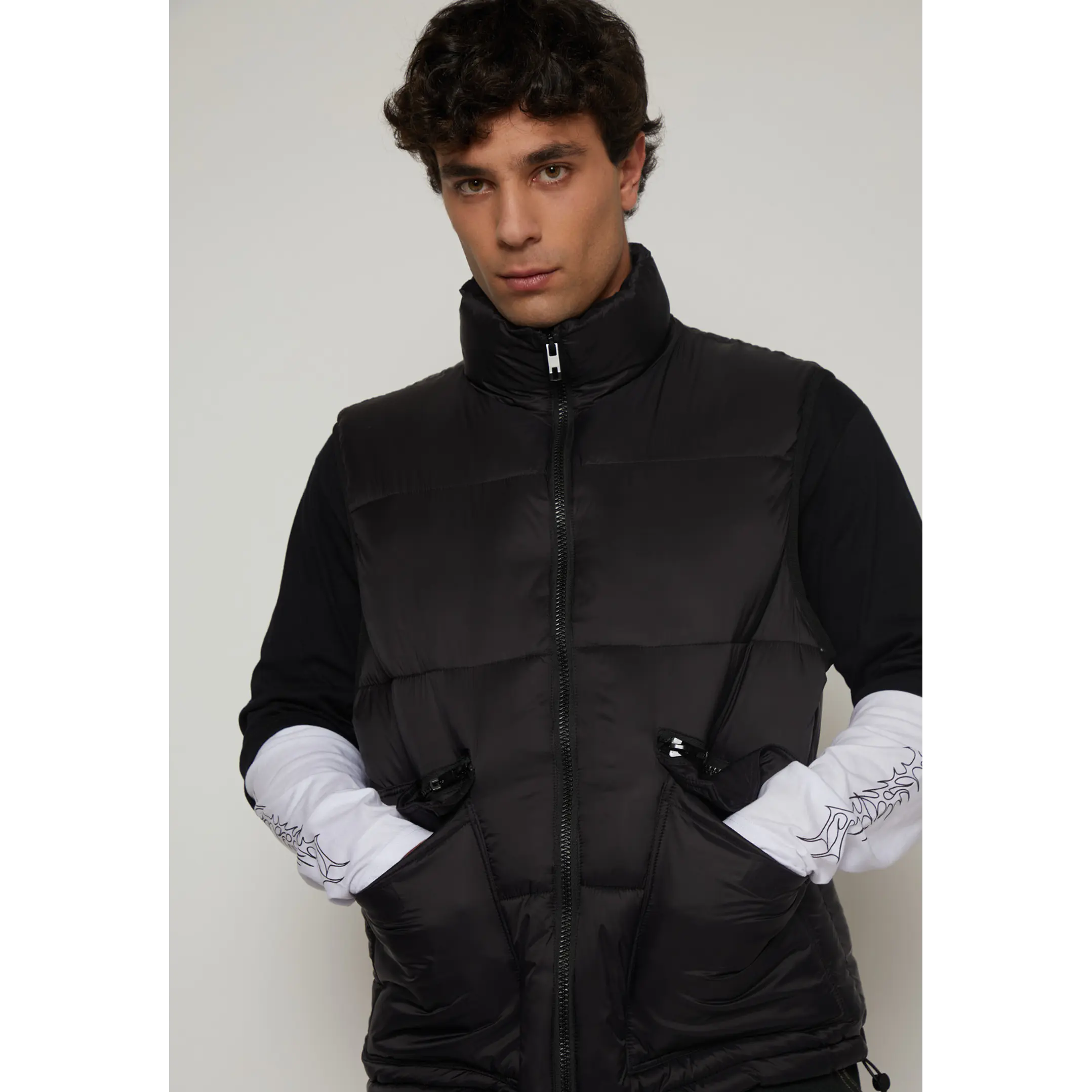 Parka Cargo Hombre Negro Familyshop 3