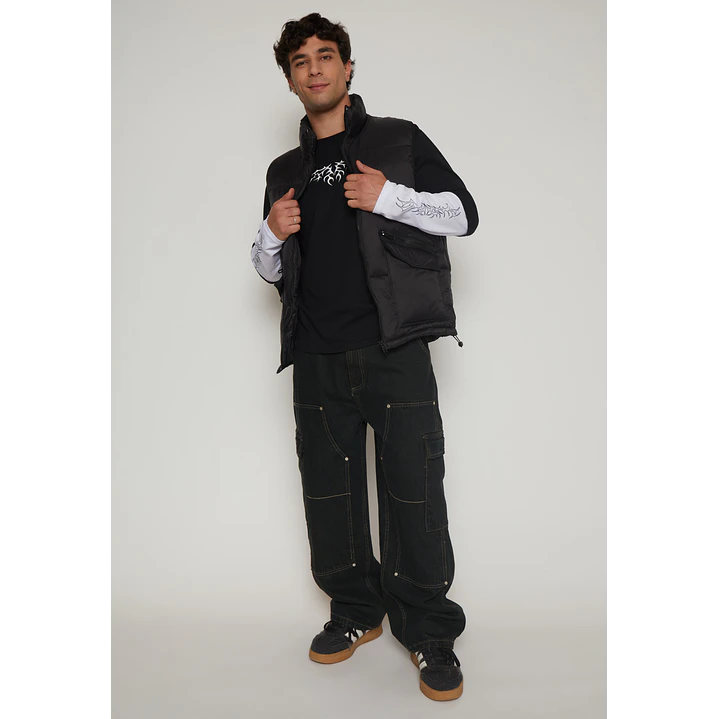 Parka Cargo Hombre Negro Familyshop 4