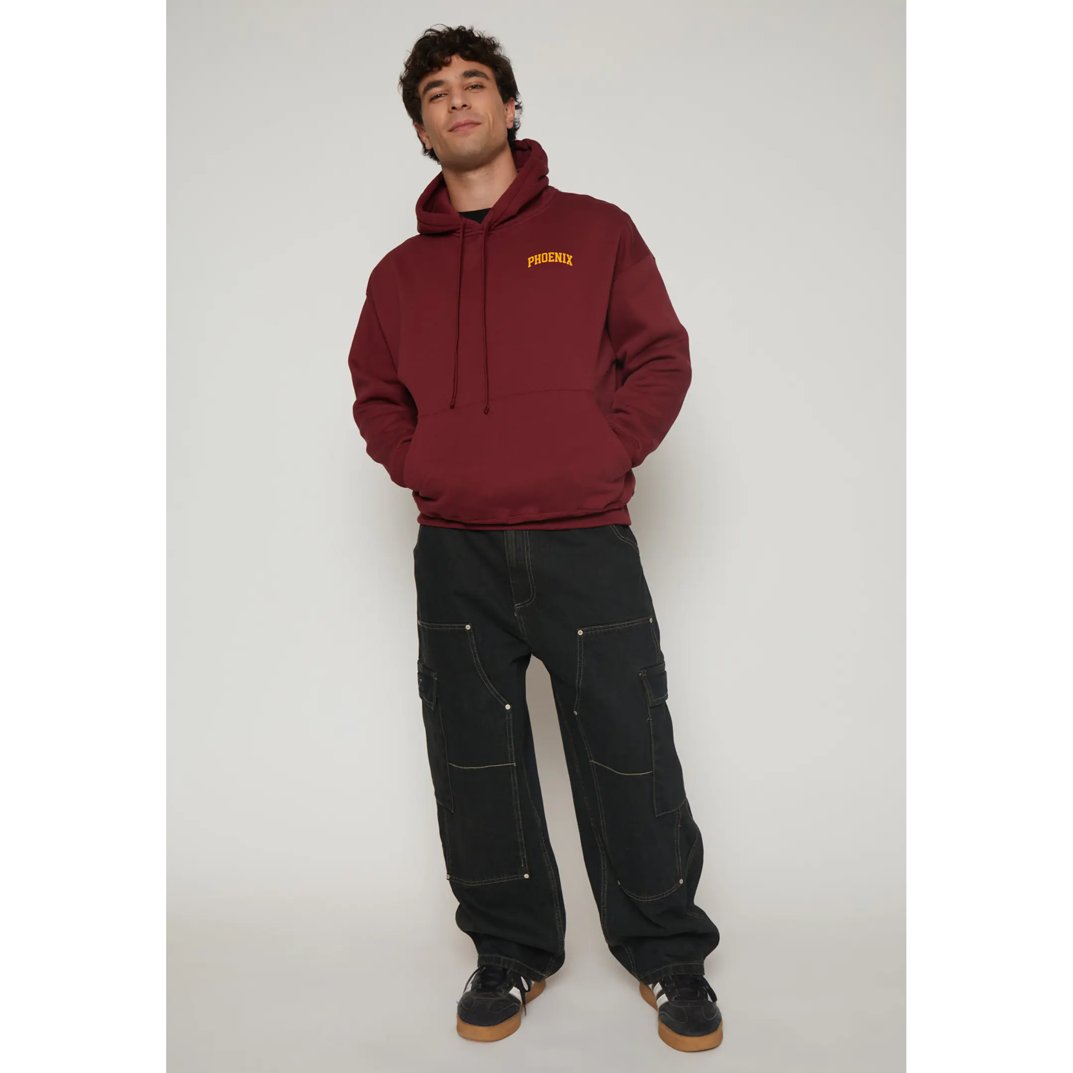 Polerón College Hombre Burdeo Familyshop 4