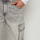 Jeans Cargo Hombre Gris Familyshop - Miniatura 3