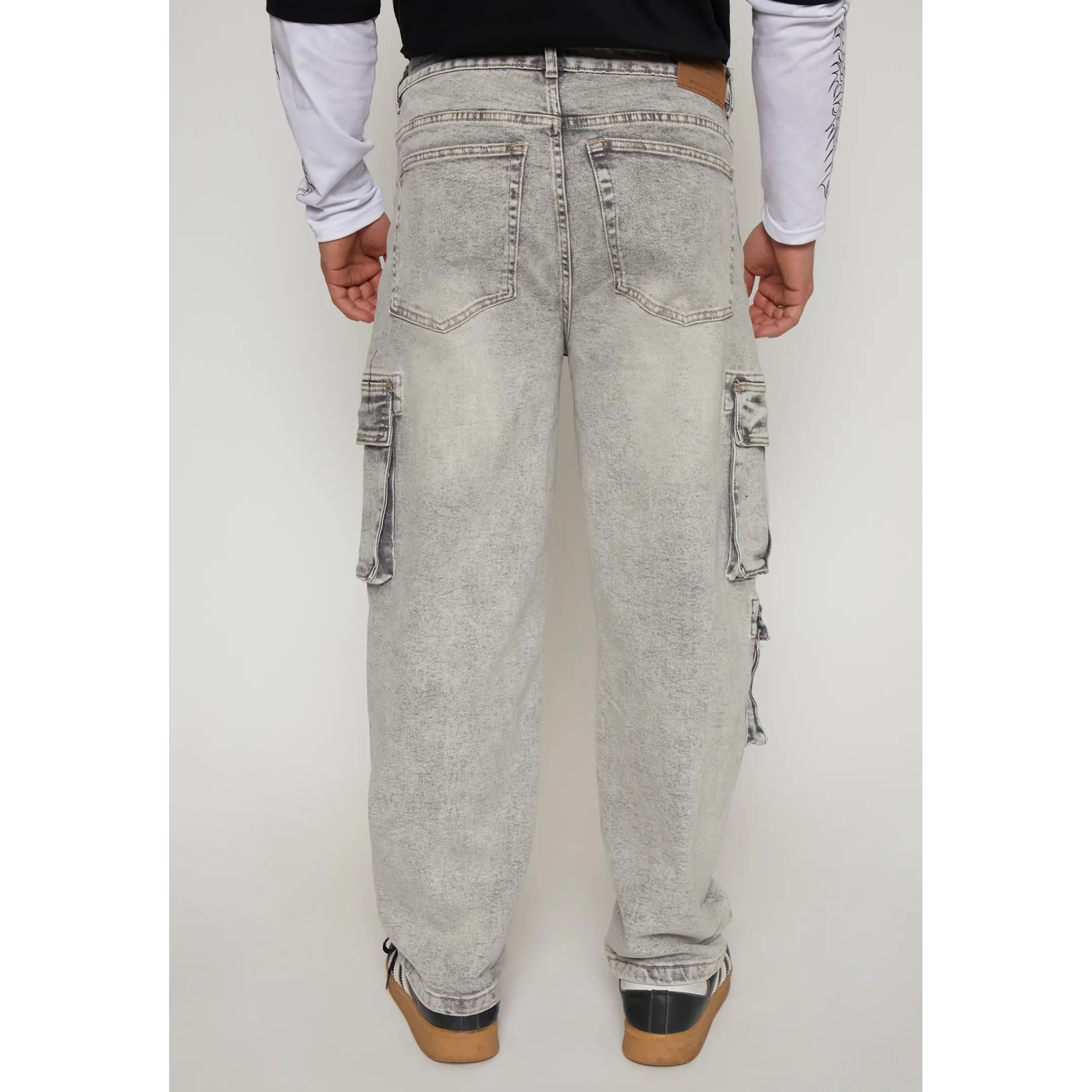Jeans Cargo Hombre Gris Familyshop 2