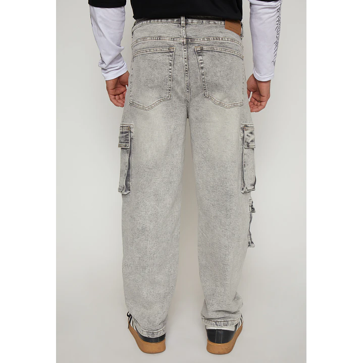 Jeans Cargo Hombre Gris Familyshop 2