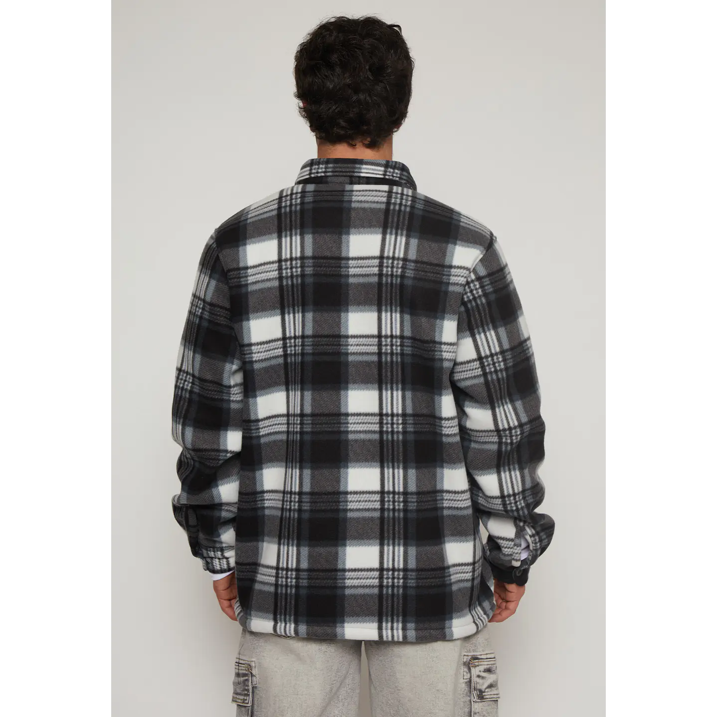 Chaqueta Escocesa Franela Hombre Azul Familyshop 2
