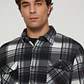 Chaqueta Escocesa Franela Hombre Azul Familyshop - Miniatura 3