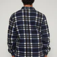 Chaqueta Escocesa Franela Hombre Azul Familyshop - Miniatura 2