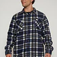 Chaqueta Escocesa Franela Hombre Azul Familyshop - Miniatura 1