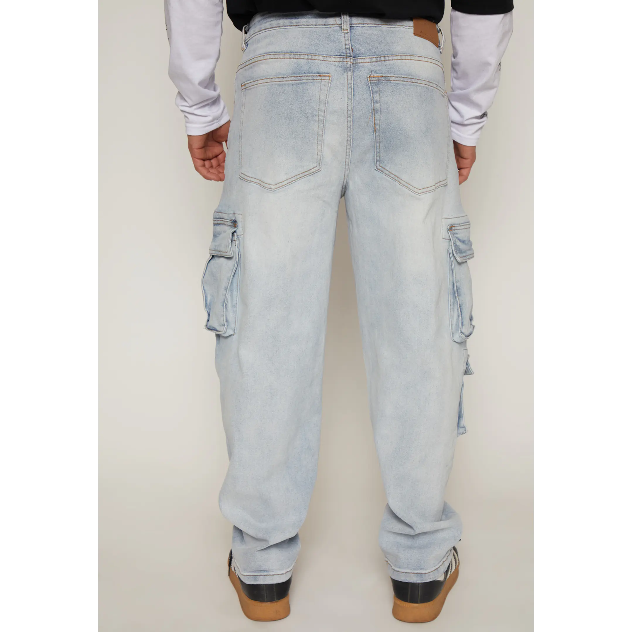 Jeans Cargo Hombre Azul Familyshop 2