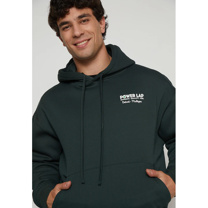 Polerón College Hombre Verde Familyshop 3