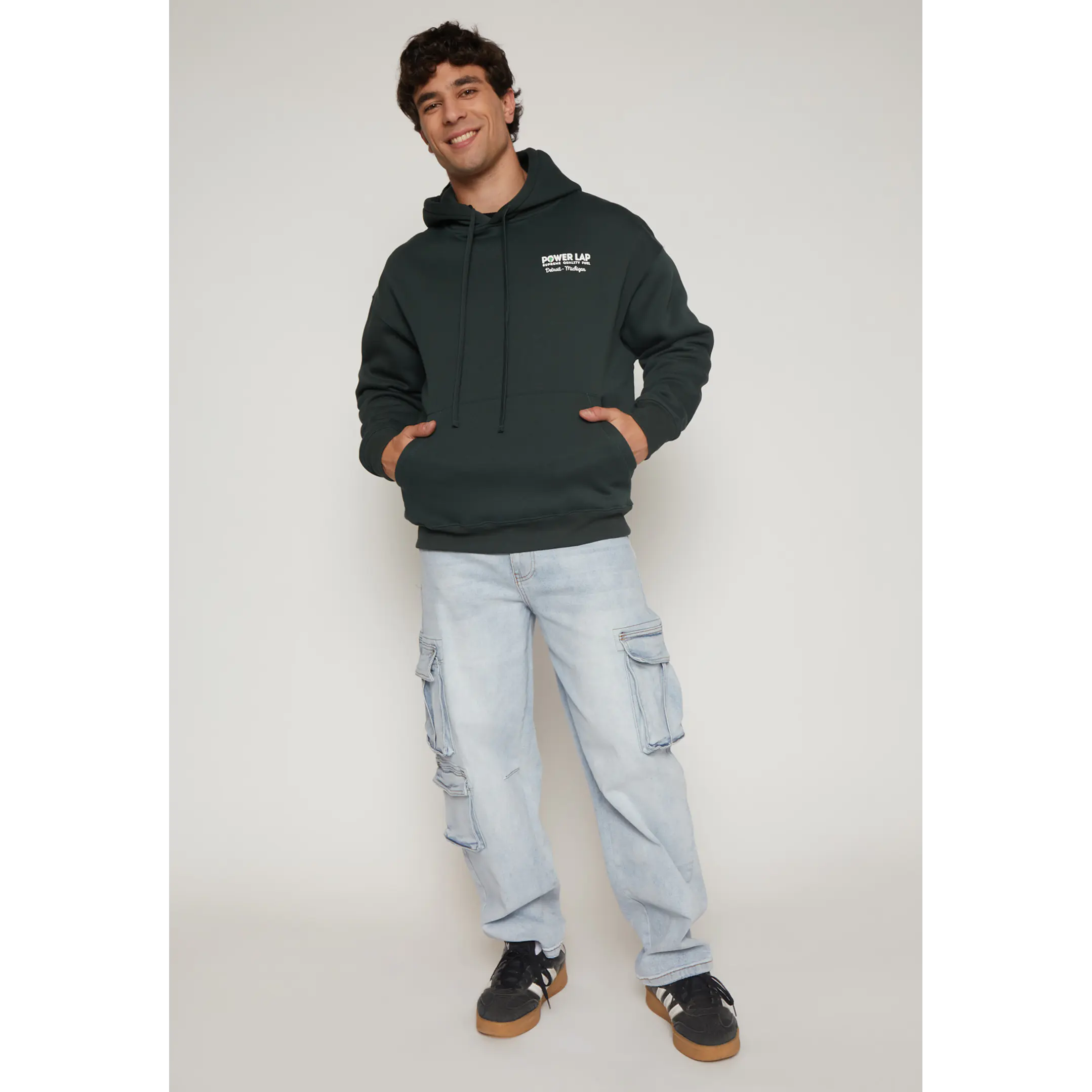 Polerón College Hombre Verde Familyshop 4