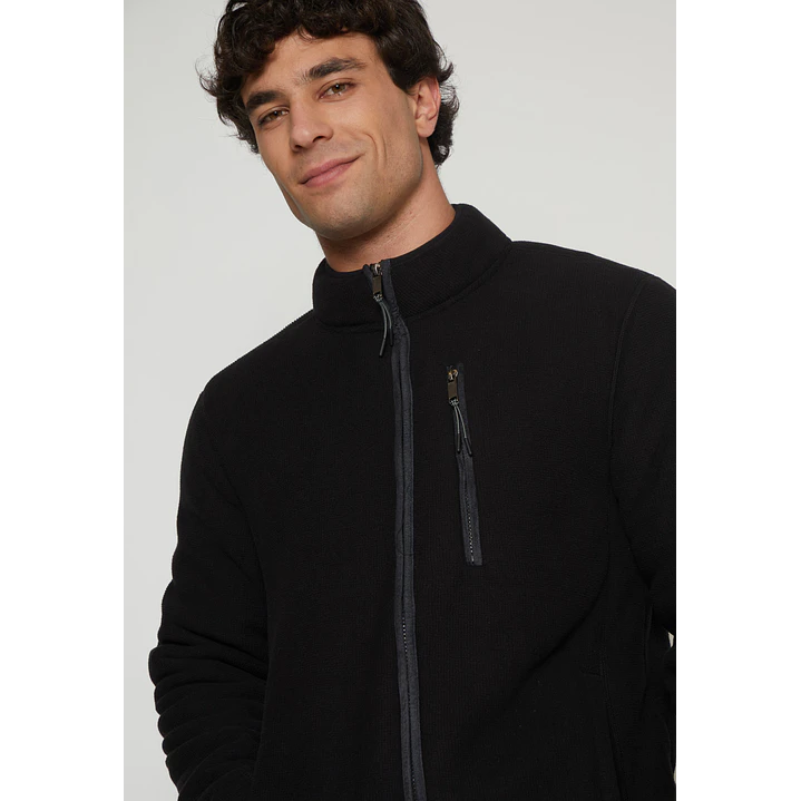 Polar Cierre Hombre Negro Familyshop 3