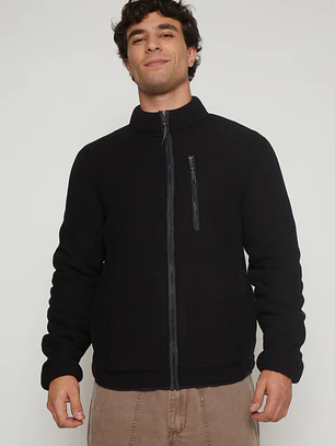 Polar Cierre Hombre Negro Familyshop