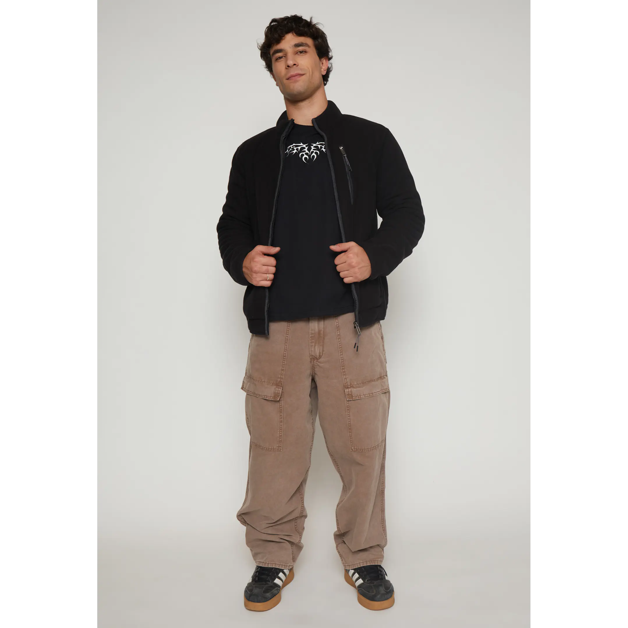 Polar Cierre Hombre Negro Familyshop 4
