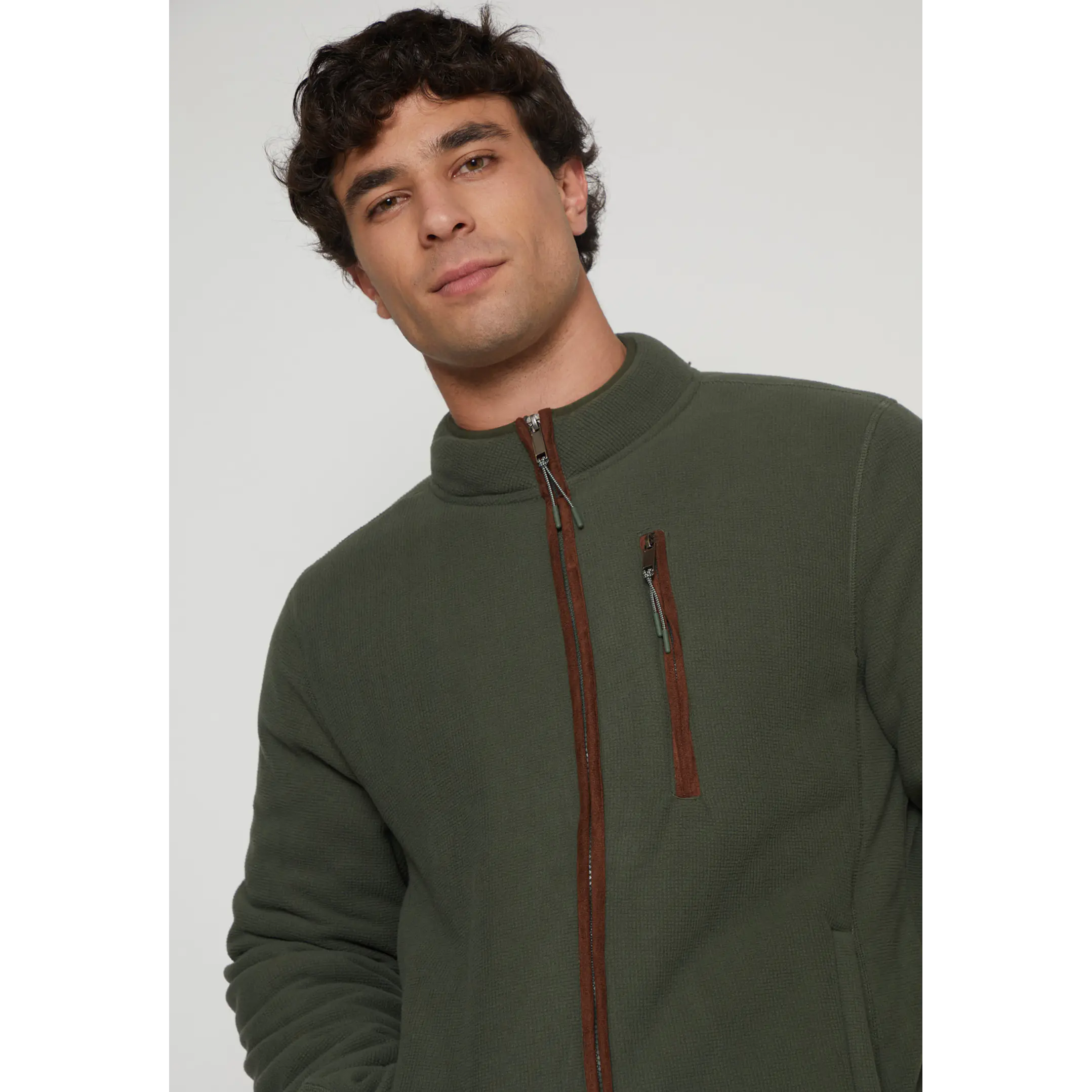 Polar Tejido Hombre Verde Familyshop 3