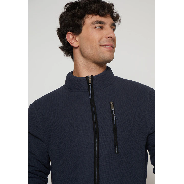Polar Cierre Hombre Azul Familyshop 3