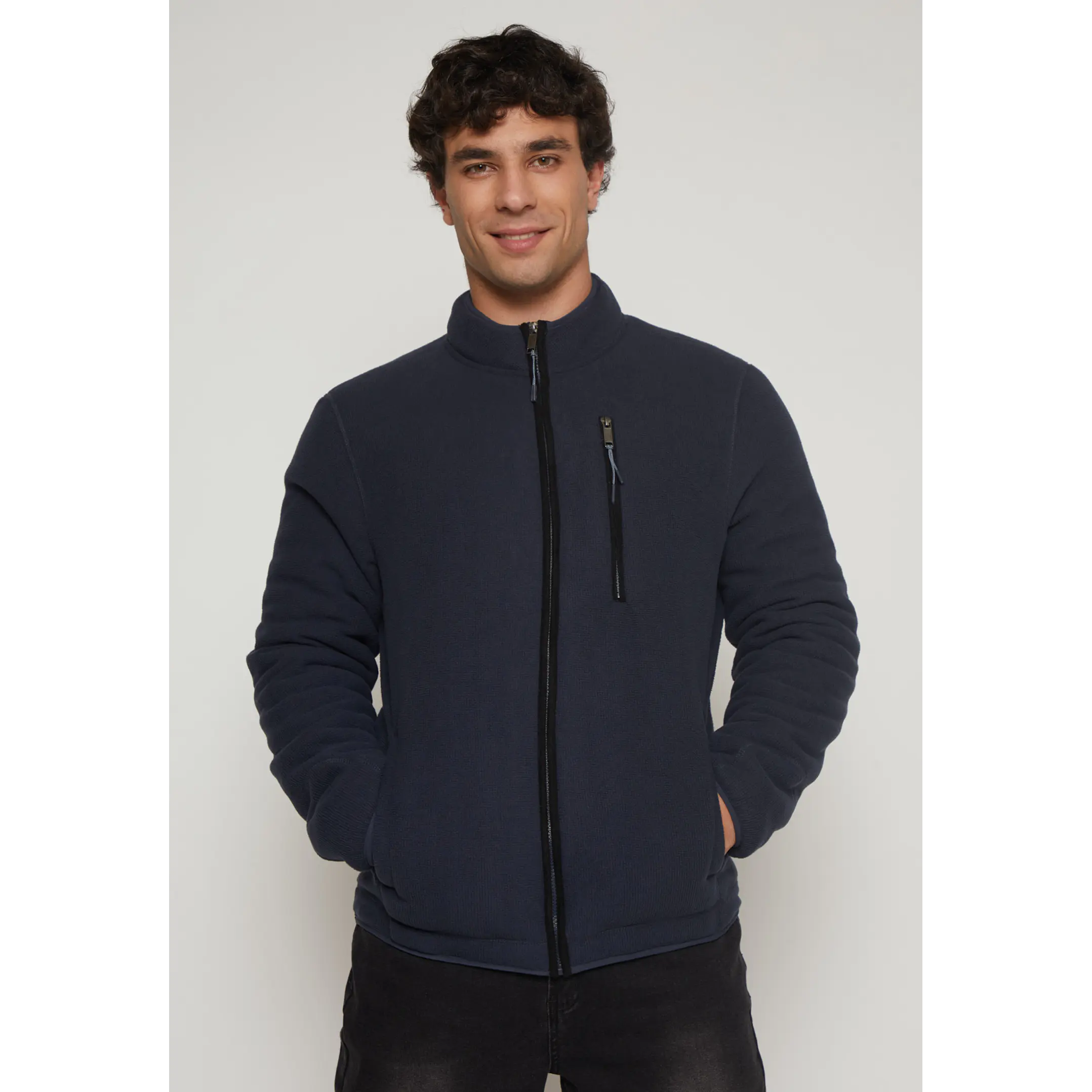 Polar Cierre Hombre Azul Familyshop 1