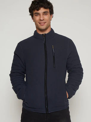 Polar Cierre Hombre Azul Familyshop