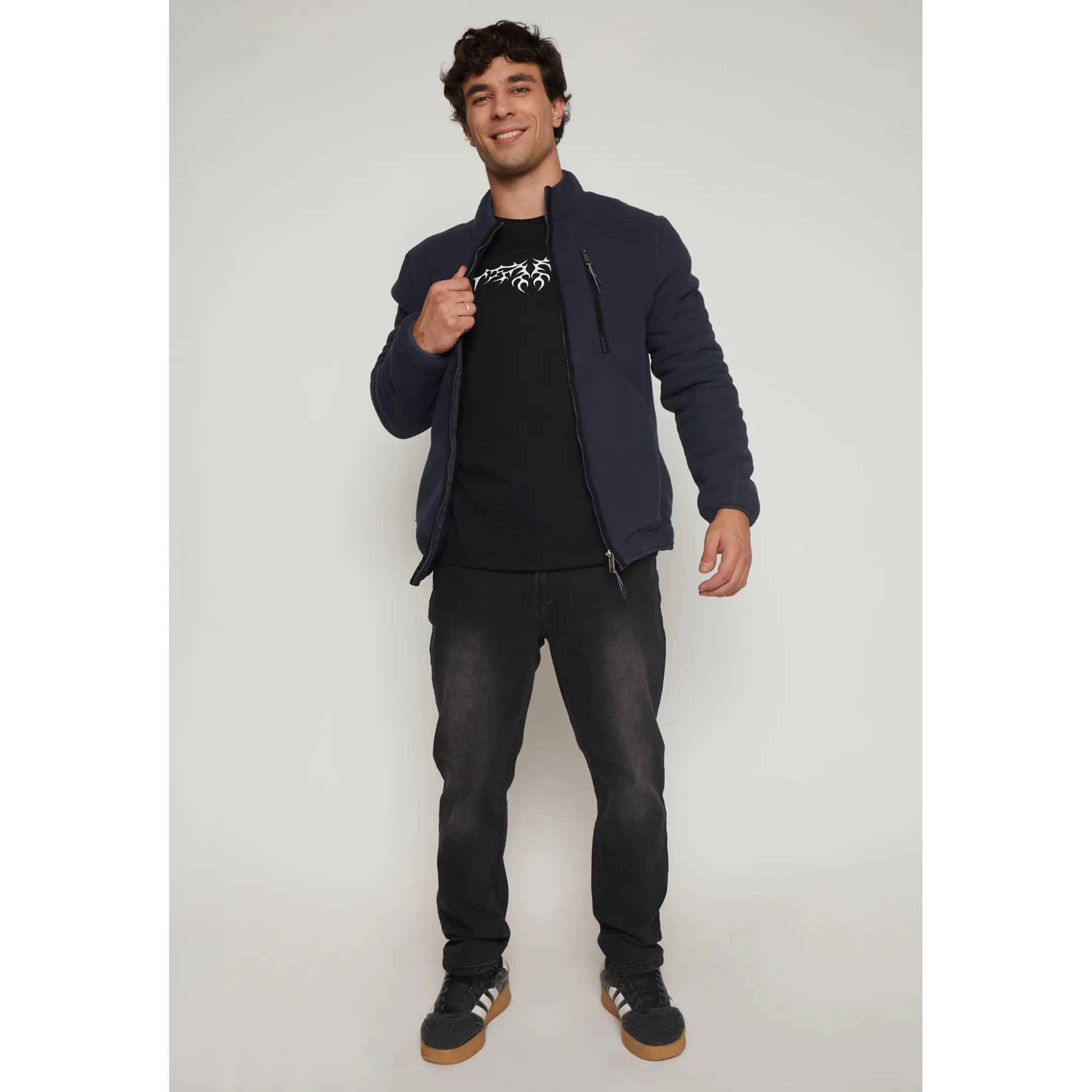 Polar Cierre Hombre Azul Familyshop 4