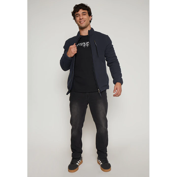 Polar Cierre Hombre Azul Familyshop 4