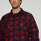 Chaqueta Escocesa Franela Hombre Rojo Familyshop - Miniatura 3