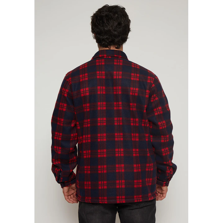 Chaqueta Escocesa Franela Hombre Rojo Familyshop 2