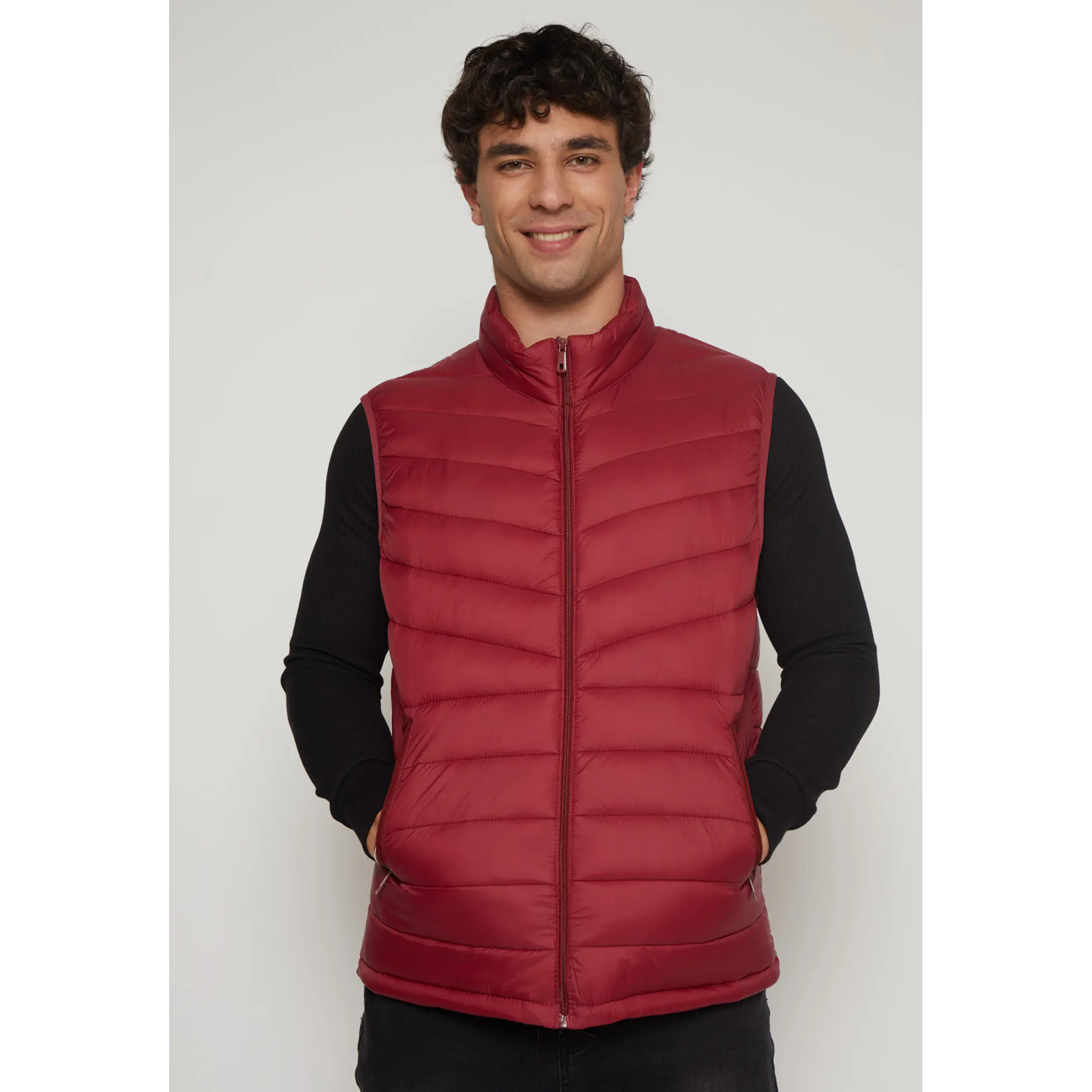Parka Basic Hombre Burdeo Familyshop 1