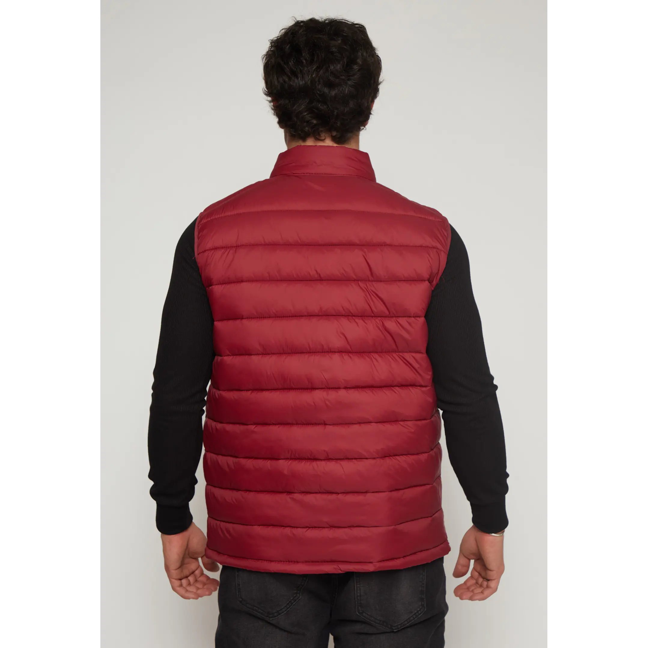 Parka Basic Hombre Burdeo Familyshop 2