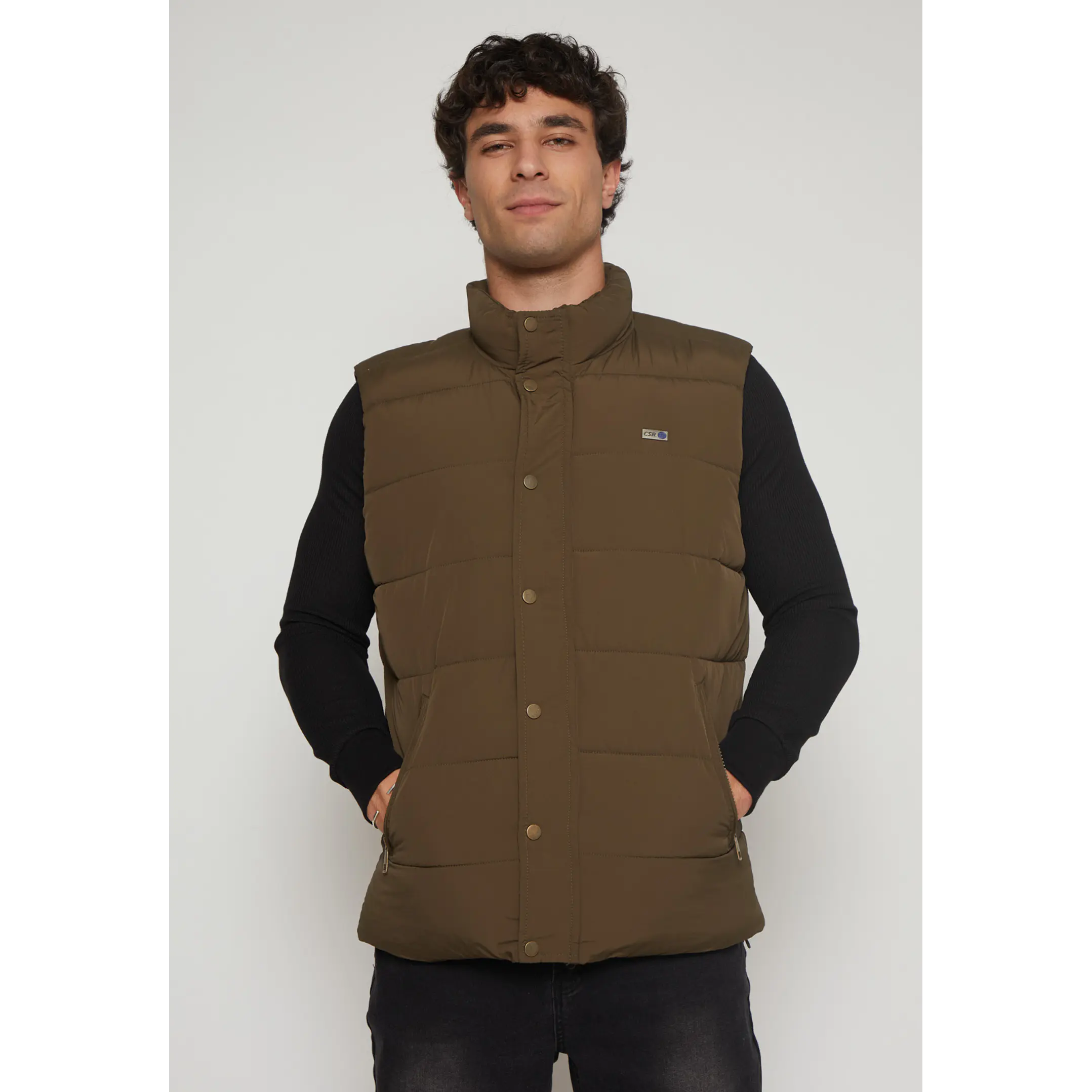 Parka Casual Hombre Verde Familyshop 1
