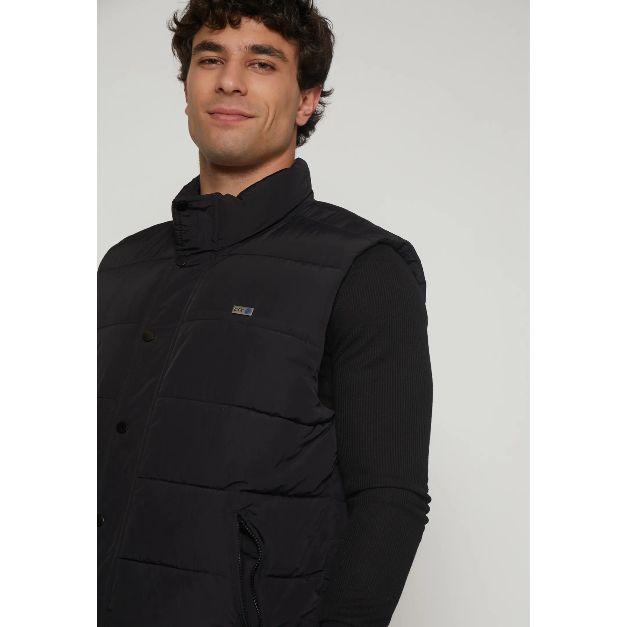Parka Casual Hombre Negro Familyshop 2