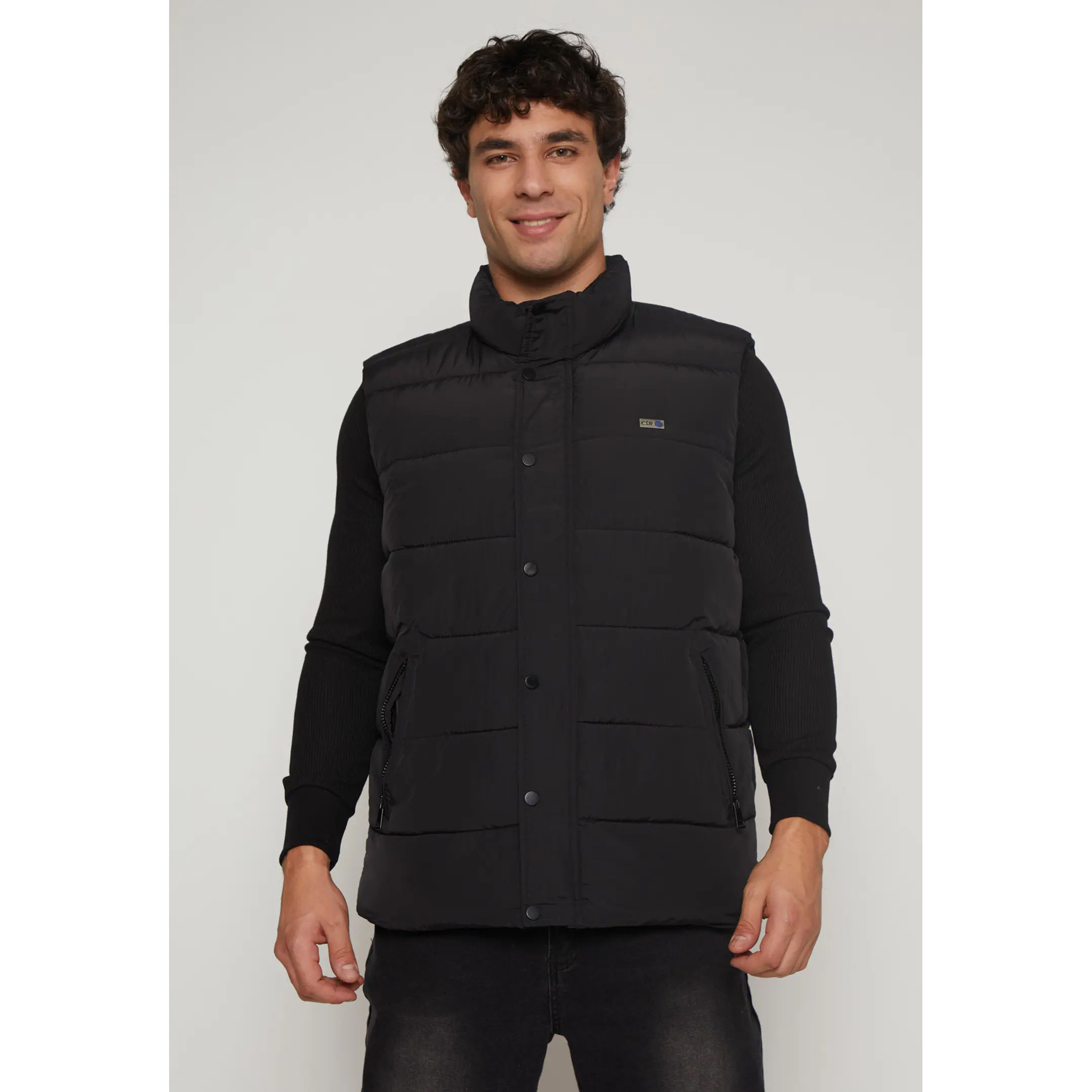 Parka Casual Hombre Negro Familyshop 1