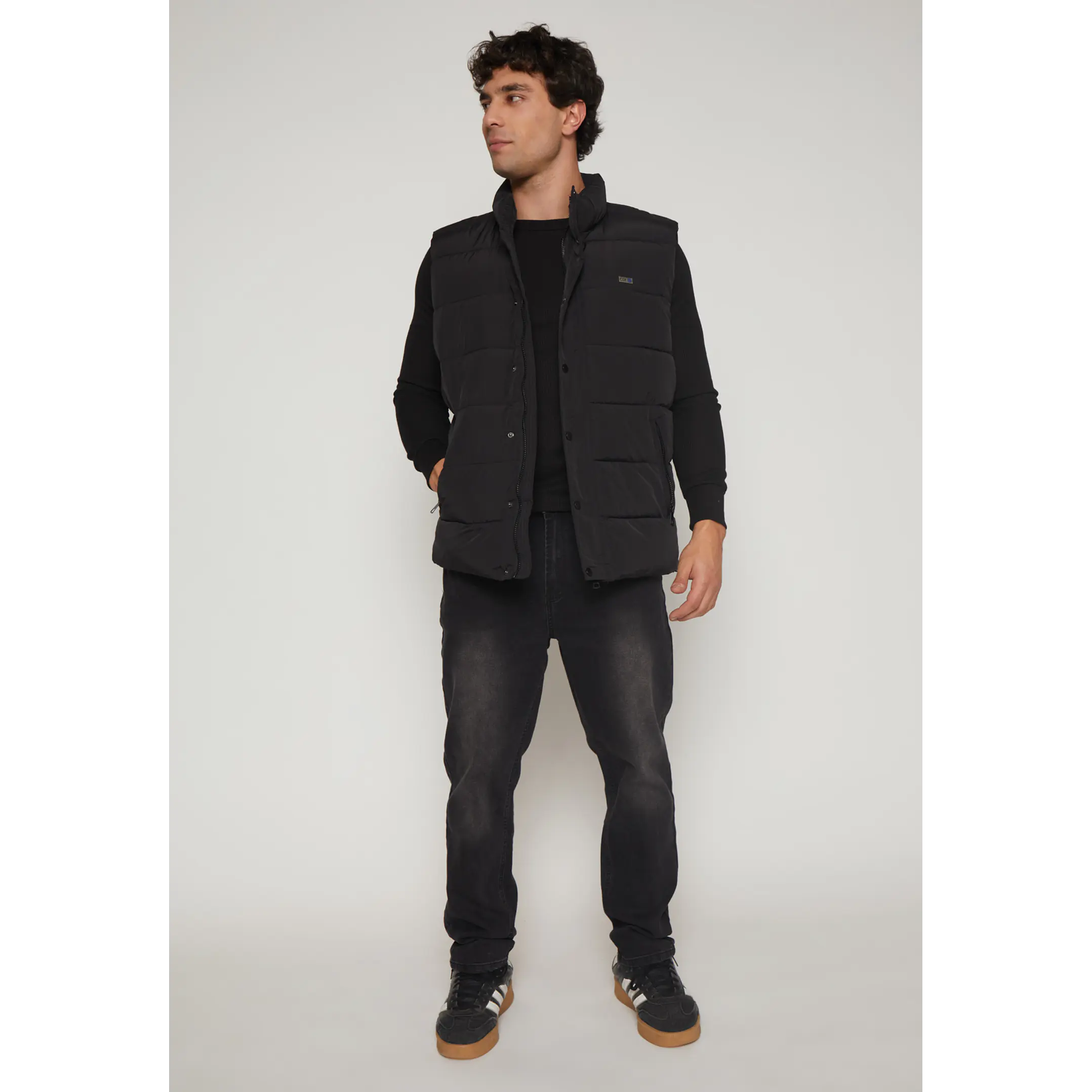 Parka Casual Hombre Negro Familyshop 4