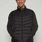 Parka Basic Sin Manga Hombre Negro Familyshop - Miniatura 1