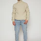 Sweater Cuello Alto Hombre Beige Familyshop - Miniatura 4