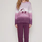 Pijama Polar Mujer Morado Familyshop - Miniatura 1