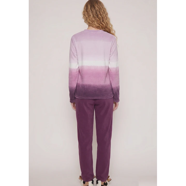 Pijama Polar Mujer Morado Familyshop 2
