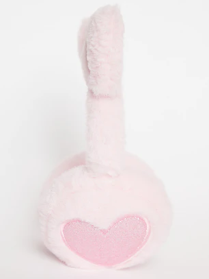 Orejera Corazón Niña Rosado Familyshop