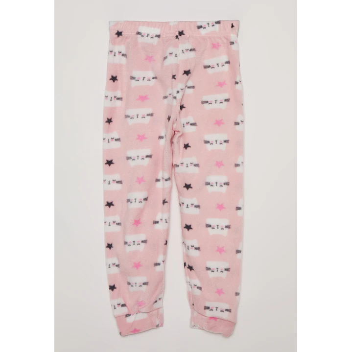 Pijama Polar Niña Rosado Palo Familyshop 3
