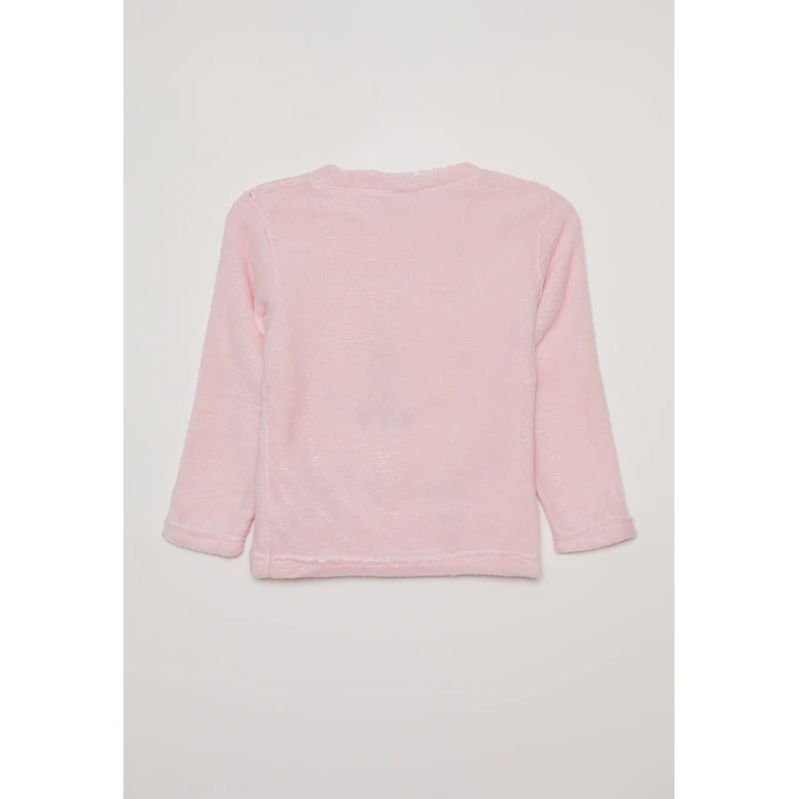 Pijama Polar Niña Rosado Palo Familyshop 2