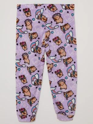 Pijama Polar Niña Morado Familyshop