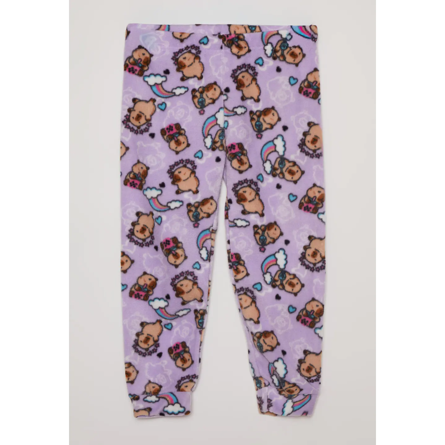 Pijama Polar Niña Morado Familyshop 4