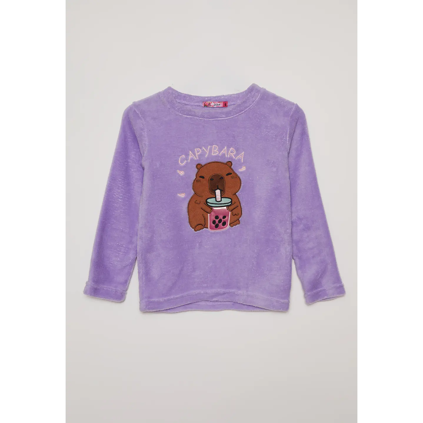 Pijama Polar Niña Morado Familyshop 1