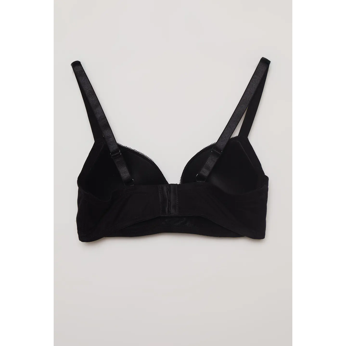 Sostén Padding Microfibra Encaje Negro Familyshop 2