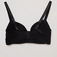 Sosten Padding Microfibra Encaje Negro Familyshop - Miniatura 2