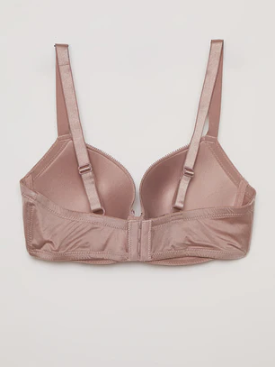 Sosten Padding Micro Encaje Rosado Familyshop