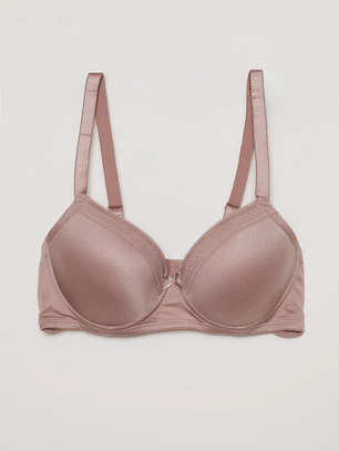 Sosten Padding Micro Encaje Rosado Familyshop