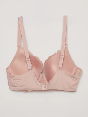 Sosten Padding Encaje Rosado Familyshop