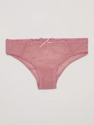 Calzon Bikini Encaje Rosa Familyshop